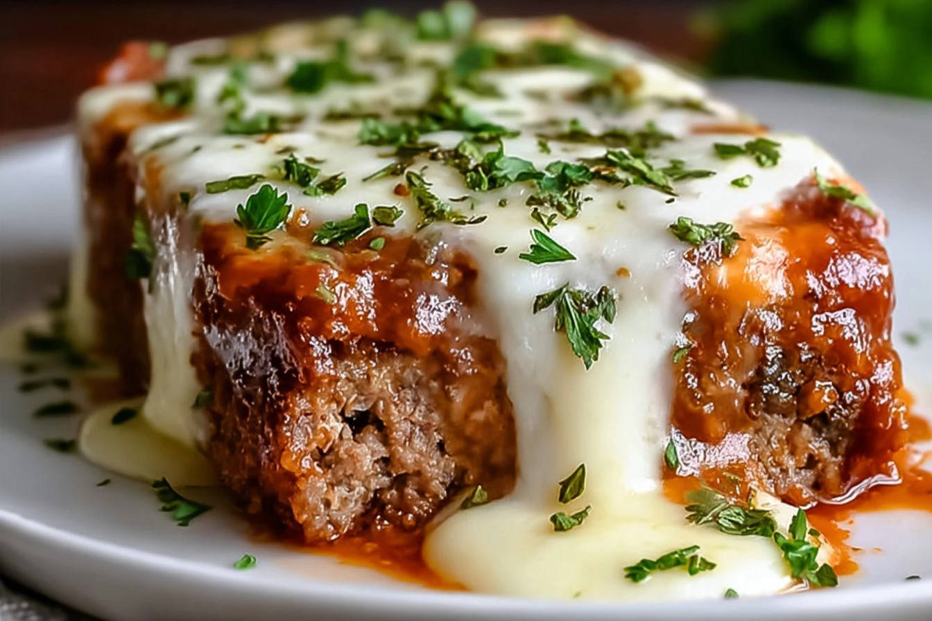 Mozzarella Stuffed Meatloaf Recipe Best Cheese Stuffed Meatloaf Easy Mozzarella Meatloaf Surprise How To Make Stuffed Meat...