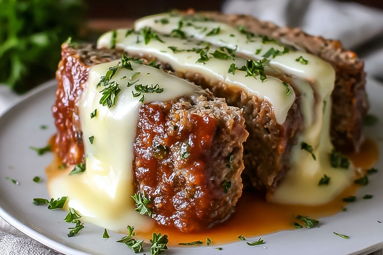 Irresistible Stuffed Meatloaf with Mozzarella Surprise