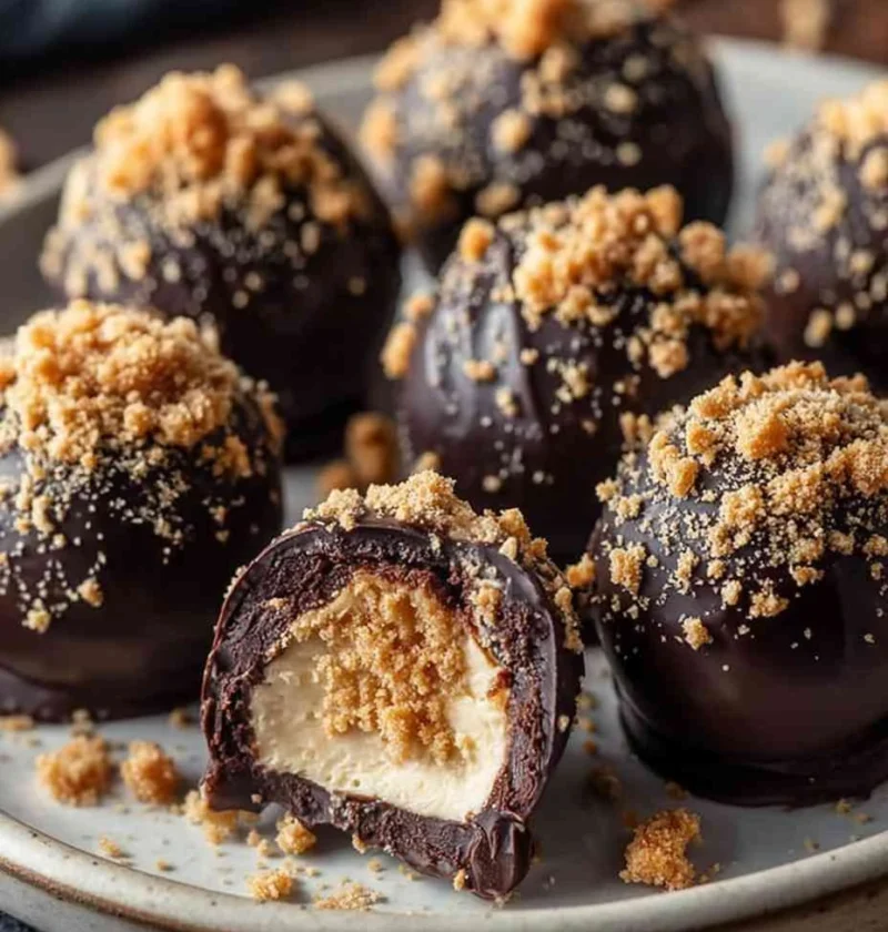 No-bake Peanut Butter Cheesecake Balls Recipe Easy No-bake Peanut Butter Balls Creamy Peanut Butter Cheesecake Bites Nutty...