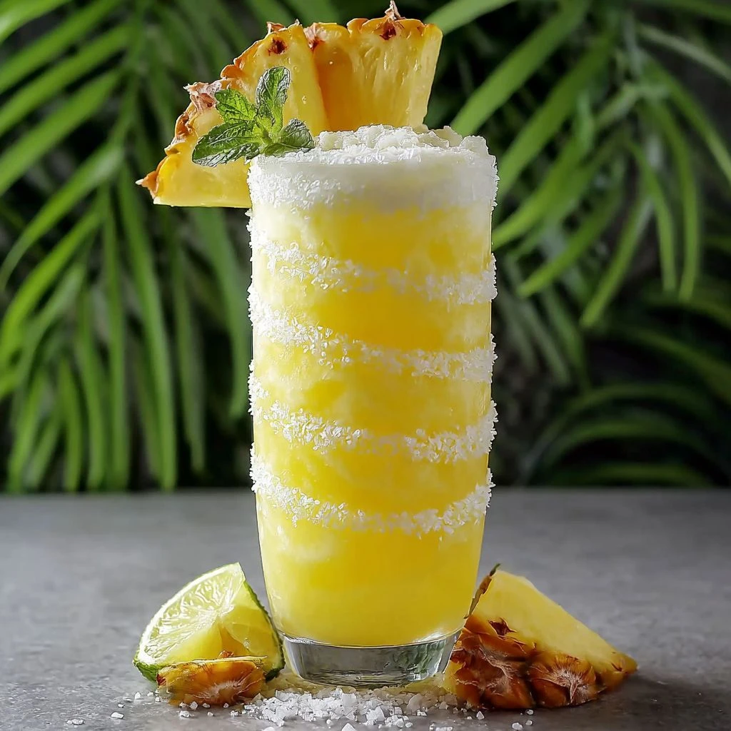 Refreshing Non Alcoholic Piña Colada Punch for Every Gather!
