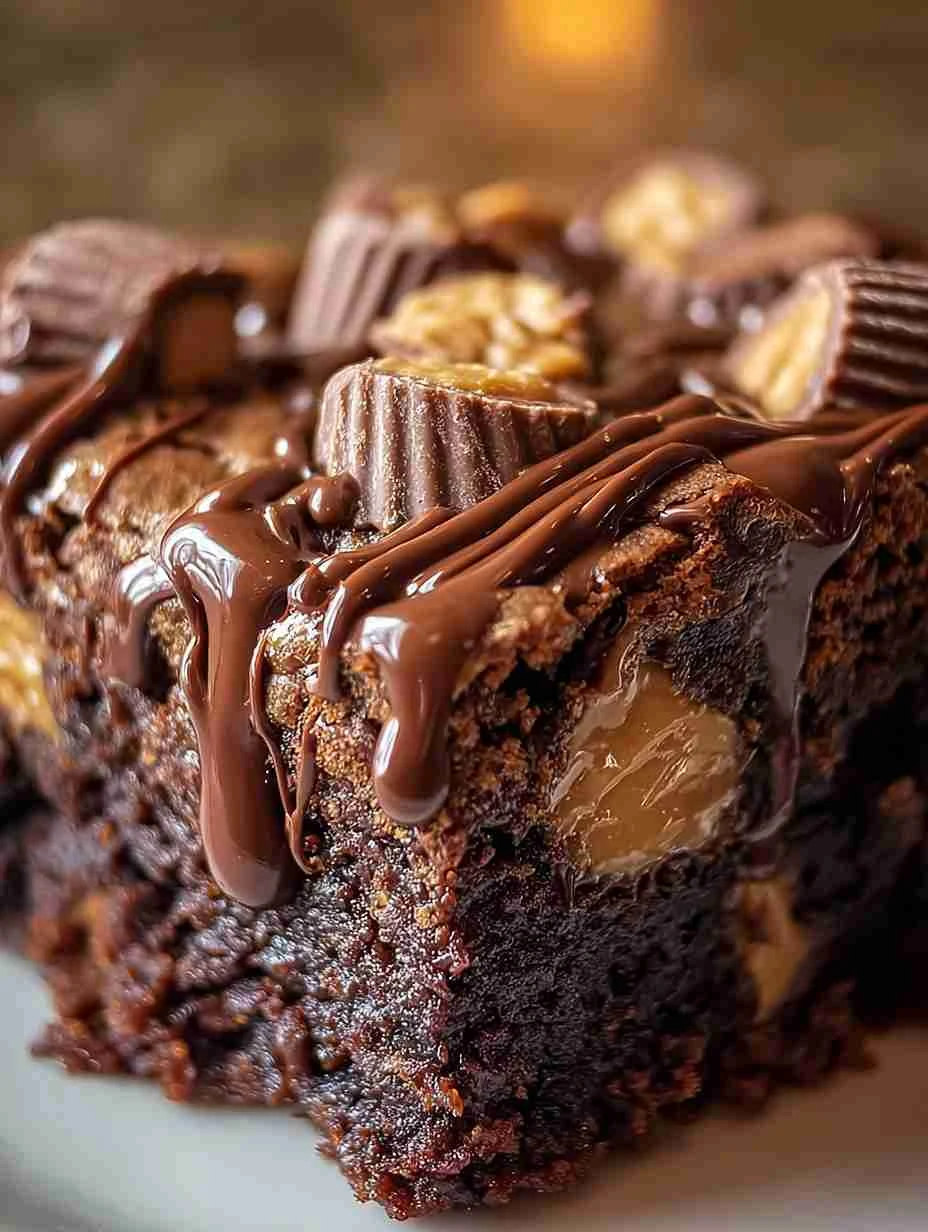 Peanut Butter Cup Dump Cake