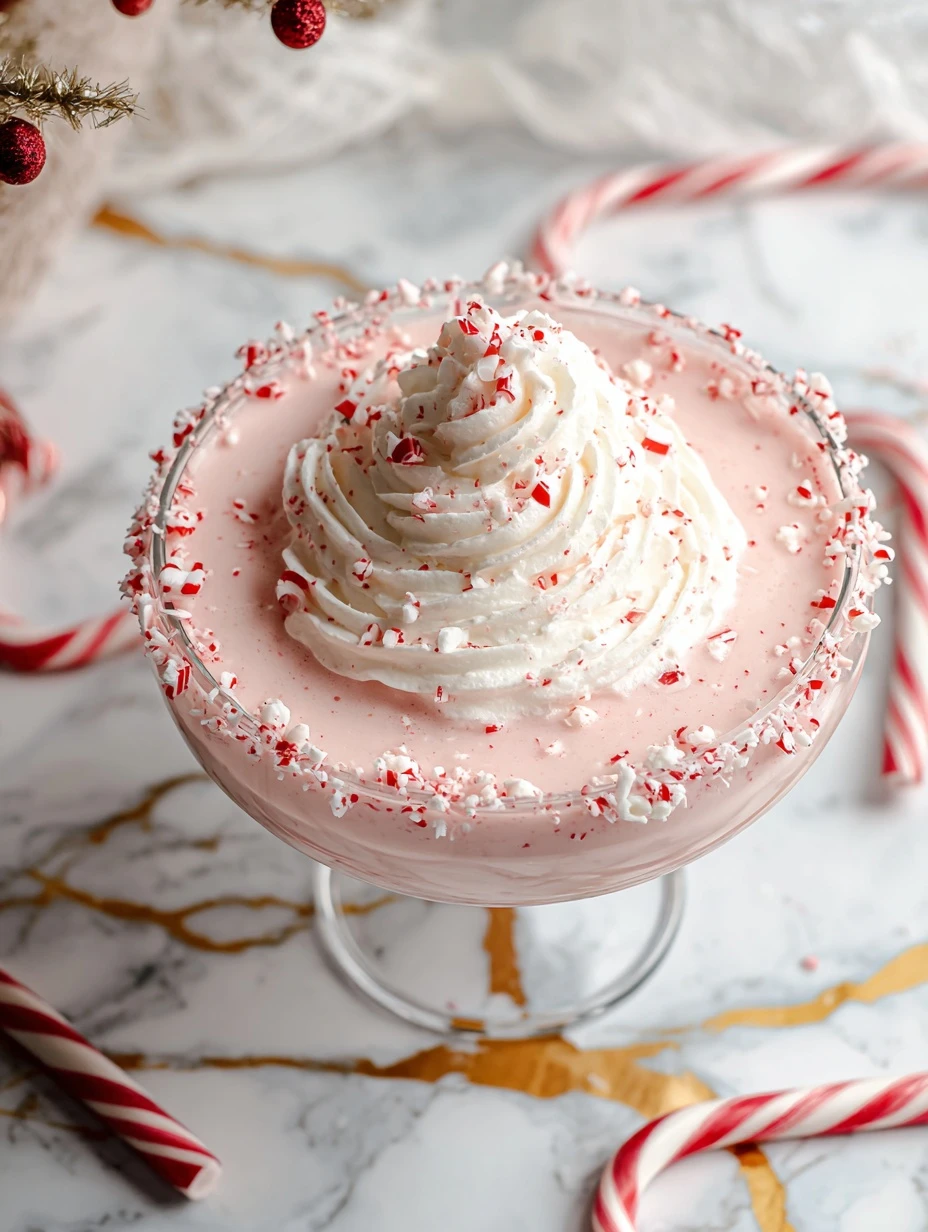 Peppermint Eggnog Punch