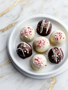 Peppermint Oreo Balls