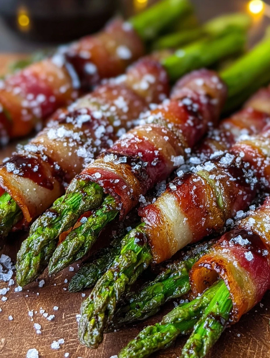 Flavorful Prosciutto-Wrapped Asparagus with Balsamic Glaze – Easy Gourmet Side Dish