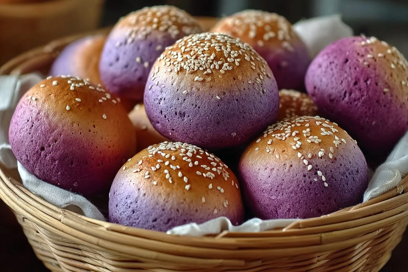 Delightful Purple Sweet Potato Buns – A Magical Treat