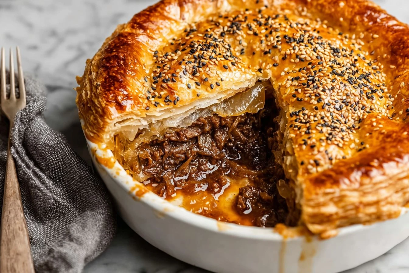 Steak and Onion Meat Pie: A Heavenly 30-Minute Meal
