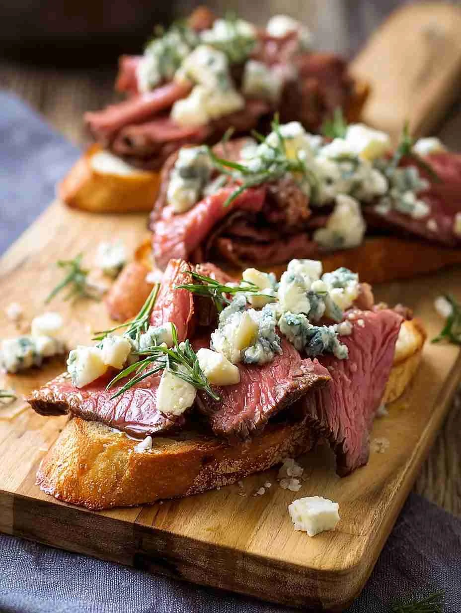 Roast Beef Blue Cheese Tartine Recipe Gourmet Roast Beef Tartines Blue Cheese Tartine Ideas Cozy Gourmet Beef Recipes Best...