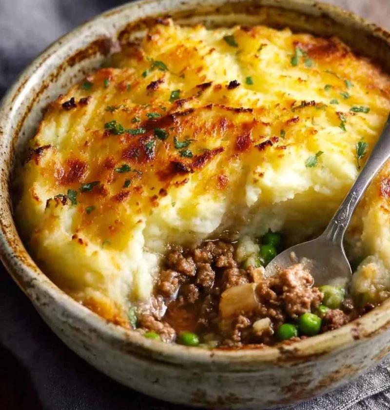Savory Turkey Shepherd's Pie Recipe Best Turkey Shepherd's Pie With Mashed Potatoes How To Make Turkey Shepherd's Pie Crea...