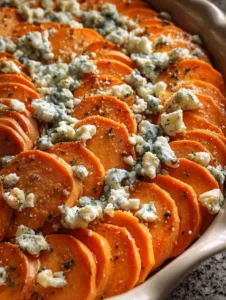 Unique Thanksgiving Side Dish: Slow-Cooker Sweet Potatoes With Thyme and Blue Cheese