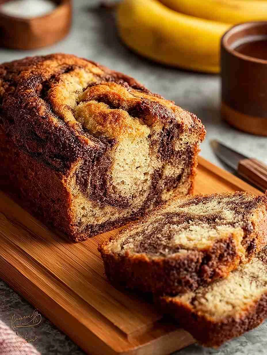 Southern Banana Nut Bread Recipe Easy Cinnamon Banana Nut Bread Best Banana Bread With Nuts Homemade Cinnamon Twist Banana...