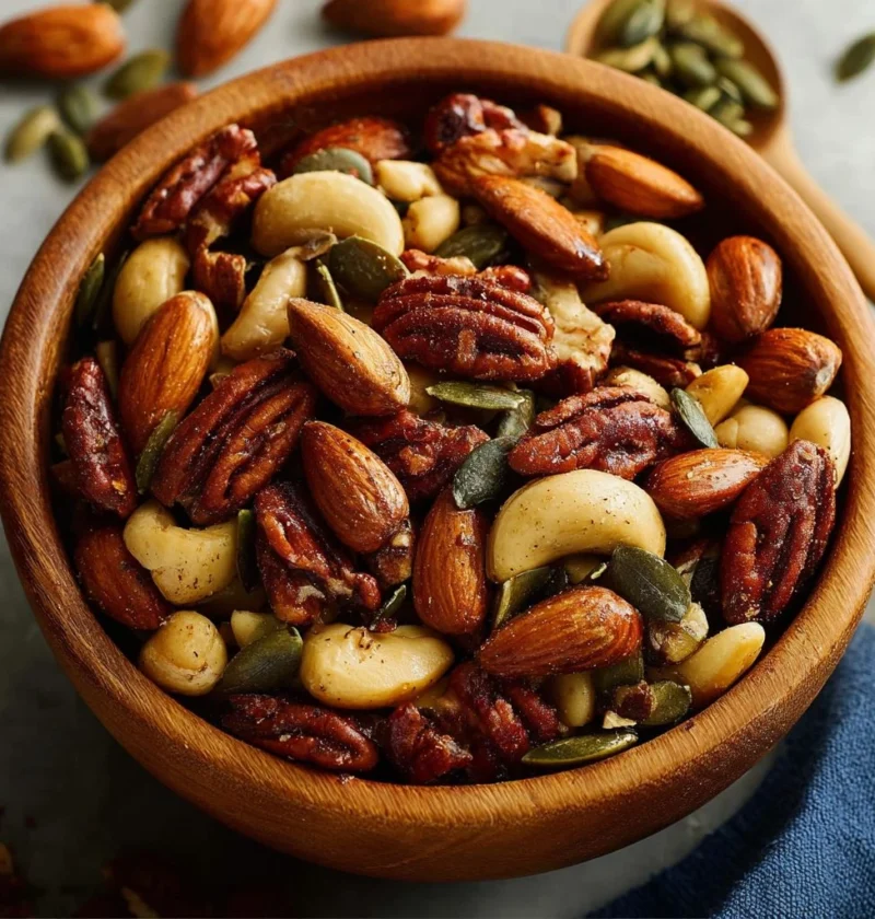 Spicy Roasted Nuts Recipe For Parties Best Nuts For Spicy Party Mix How To Make Spicy Nuts For Snacking Spicy Nut Mix DIY ...