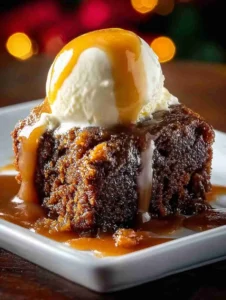 Sticky Toffee Pudding with Warm Caramel Sauce – A Christmas Classic Worth Every Bite