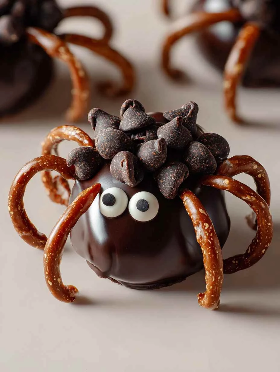 Stuffed Date Spiders