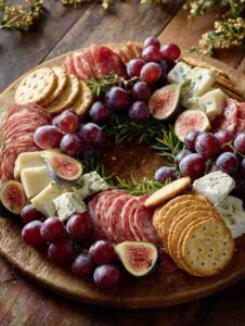 Delightful Goat Cheese Wreath for Festive Gatherings