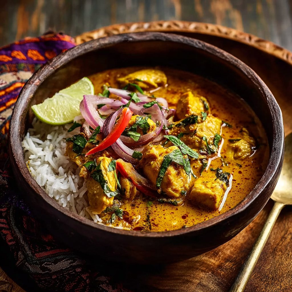 Crockpot Coconut Chicken Curry Recipe Slow Cooker Coconut Curry Chicken Easy Coconut Chicken Curry Crockpot Best Crockpot ...