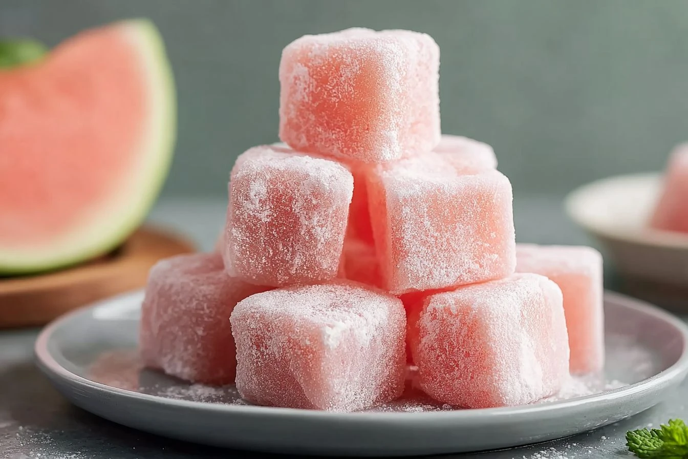 Watermelon Mochi: Quick & Delightful Bite-Sized Treats