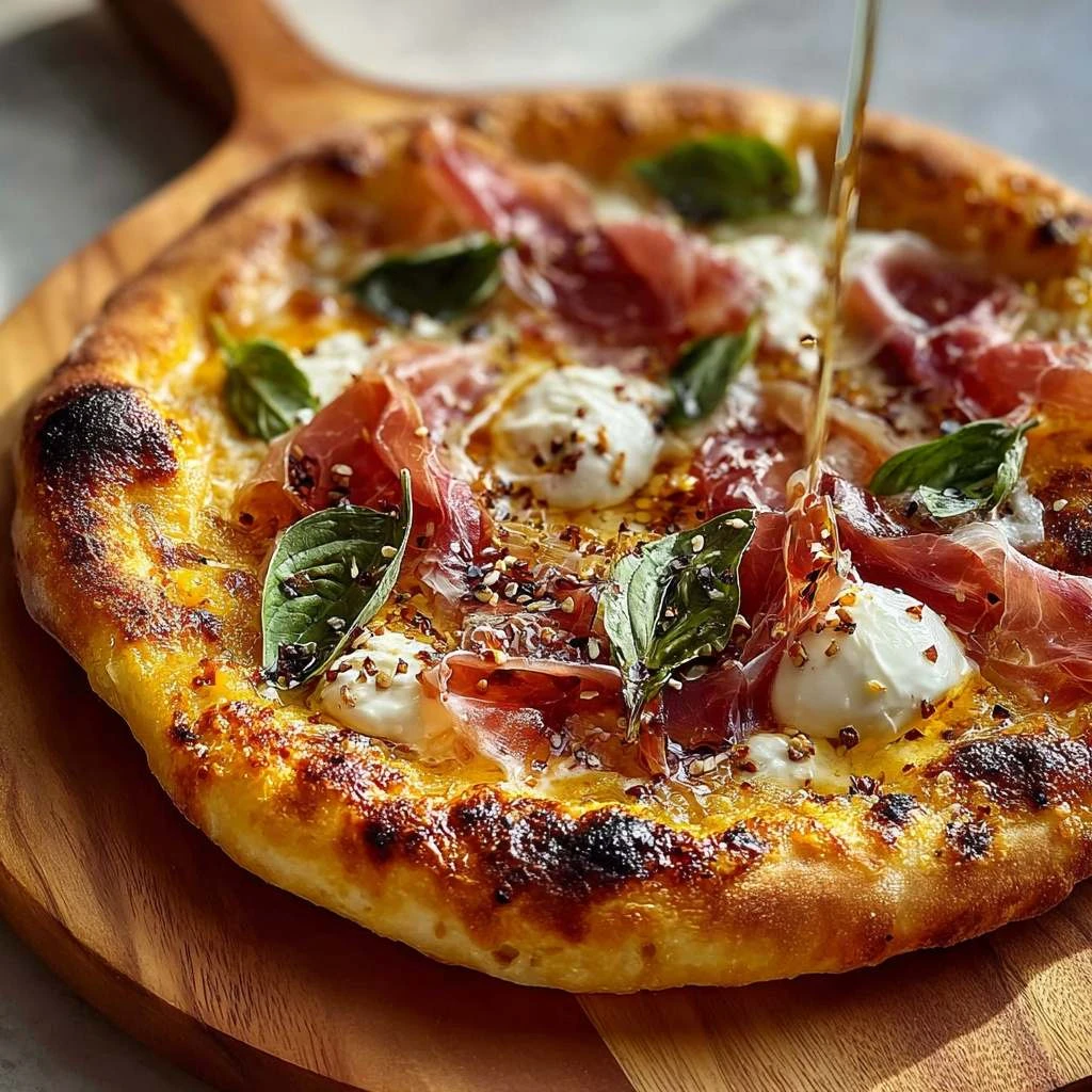 White Pizza with Prosciutto & Hot Honey: A Magical 20-Minute Treat