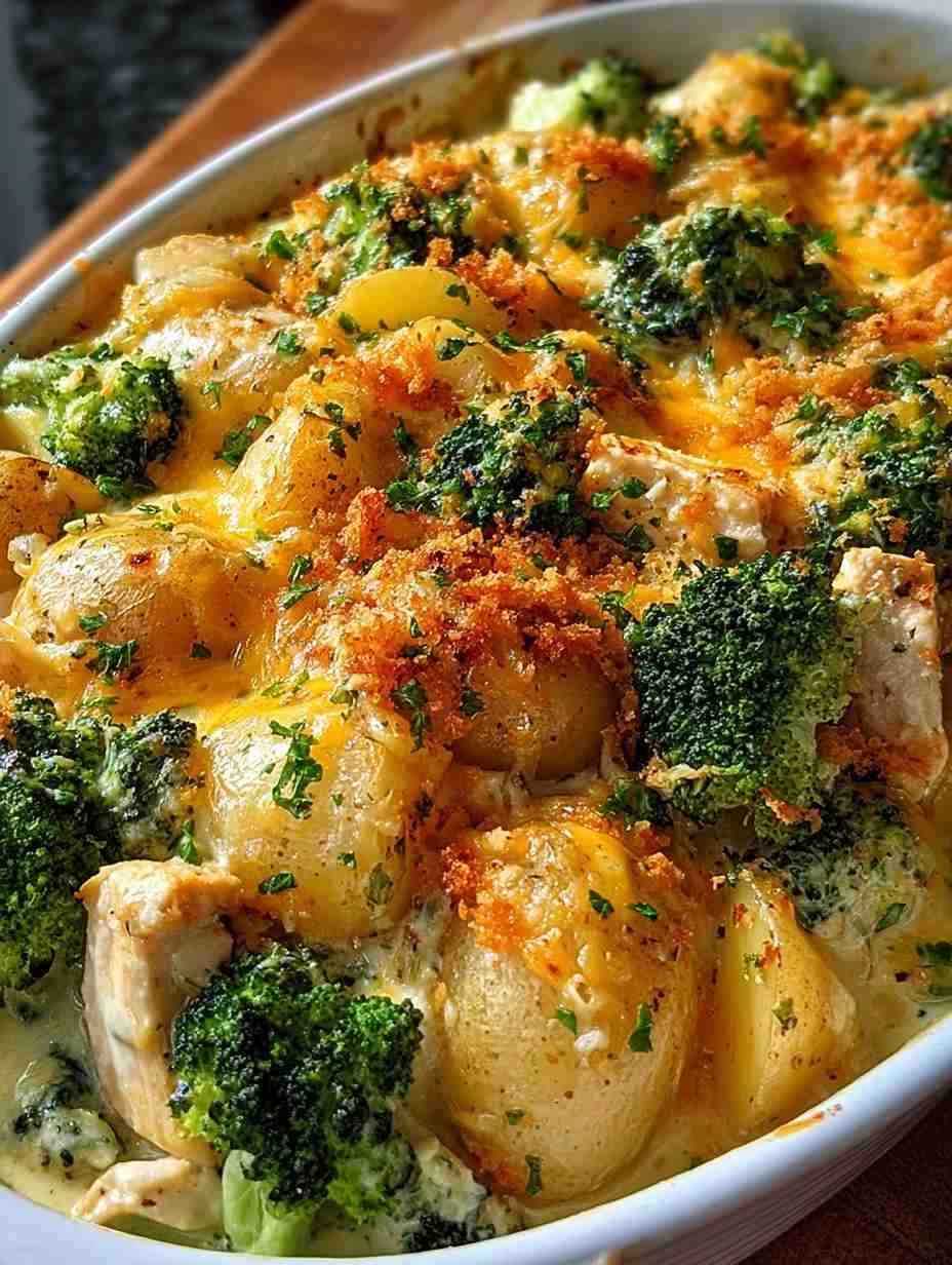Baked Potato Chicken And Broccoli Casserole Baked Potato Chicken Broccoli Casserole