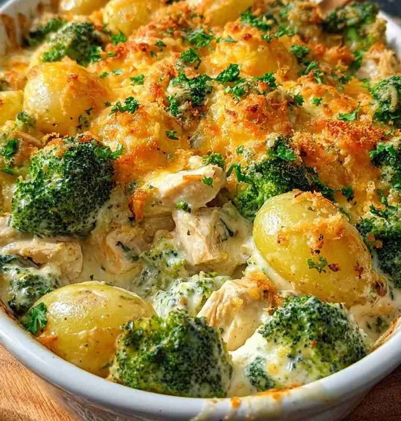 Baked Potato Chicken And Broccoli Casserole Baked Potato Chicken Broccoli Casserole