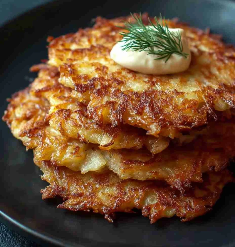 Best Crispy Potato Latkes Recipe Homemade Latkes Crispy Delight Easy Crispy Latkes Cooking Tips Make Crispy Potato Latkes ...
