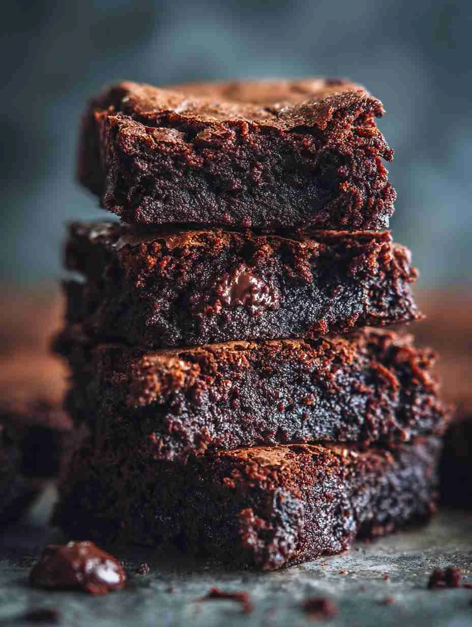 Best fudgy cocoa brownies that melt in your mouth!