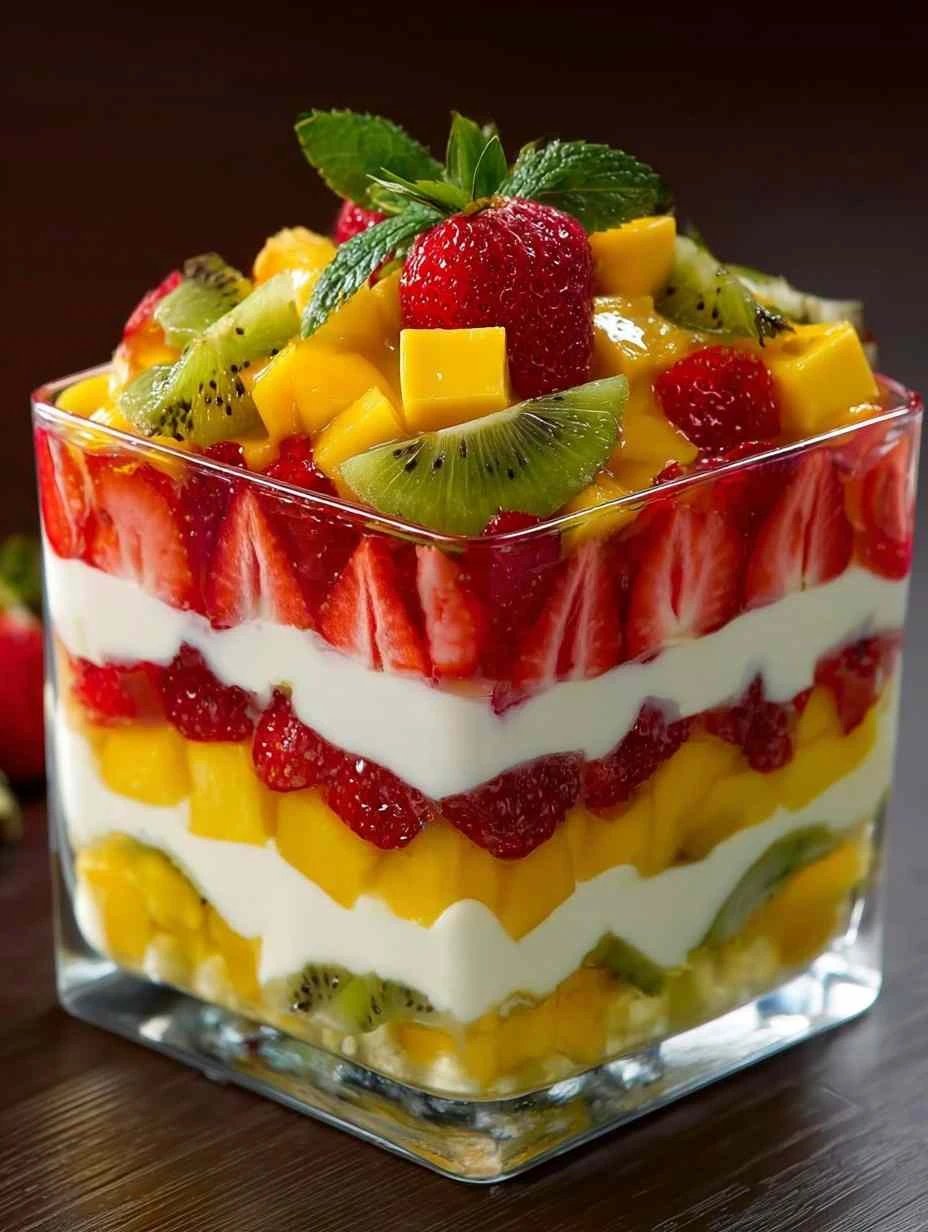 Layered Fruit Trifle