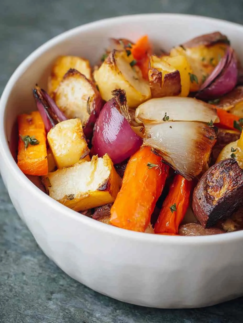 Best Roasted Root Vegetables Recipe Easy Savory Roasted Vegetables Healthy Roasted Root Vegetables Dinner Winter Root Vege...