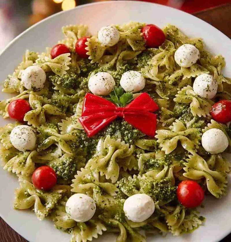 Bowtie Pesto Pasta Salad Recipe Best Bowtie And Pesto Pasta Salad Easy Bowtie With Pesto Pasta Salad Vegan Bowtie Pesto Pa...