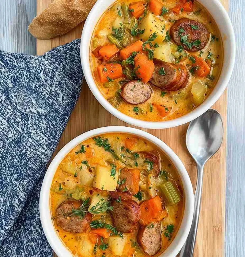 Cajun Sausage Potato Soup Cajun Sausage Potato Soup