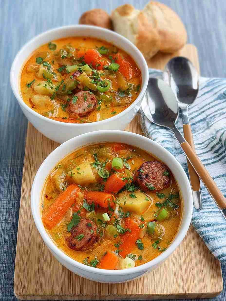 Cajun Sausage Potato Soup Cajun Sausage Potato Soup