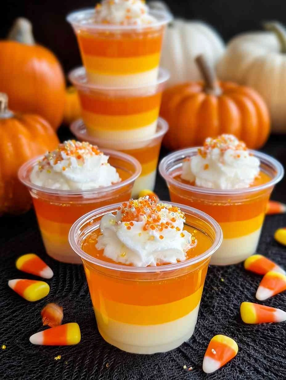 Candy Corn Jello Shots Candy Corn Jello Shots