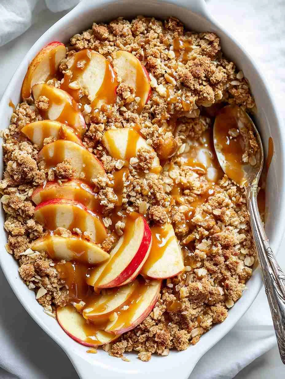 Caramel Apple Crisp