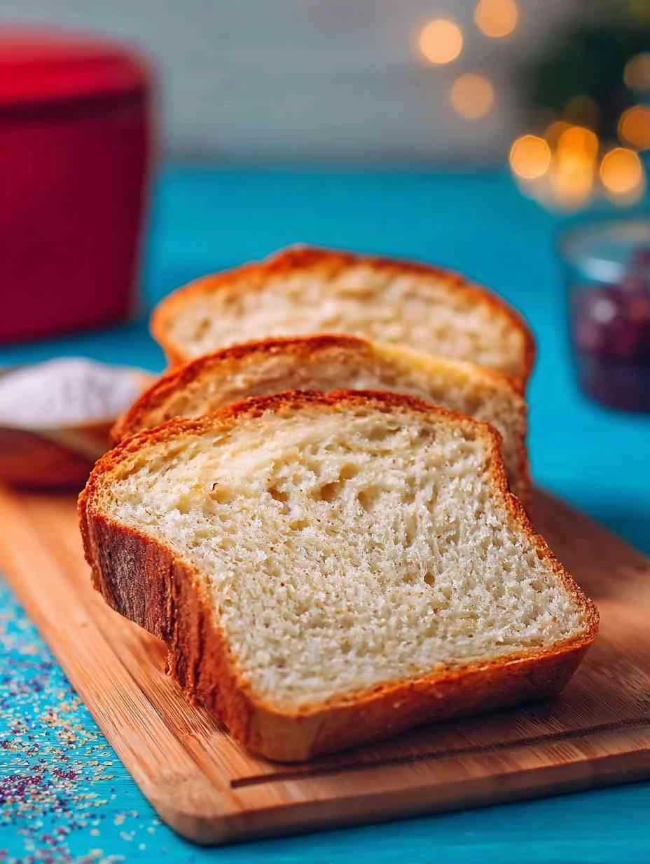 Christmas Breakfast Spiced Eggnog Pear Bread Machine Recipe