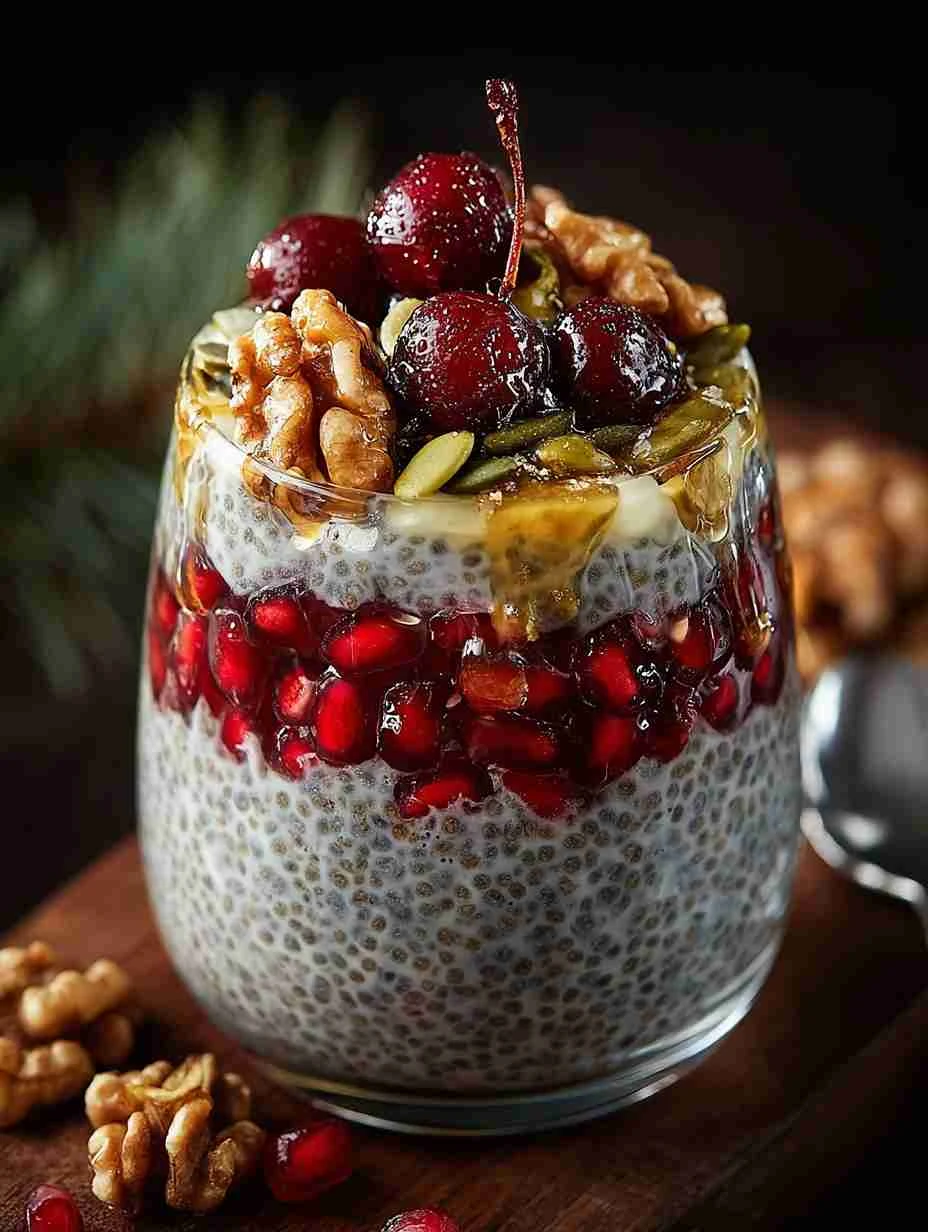 Christmas Ricotta Chia Pudding Recipe Homemade Christmas Ricotta Chia Pudding Best Christmas Pudding With Ricotta Vegan Ri...