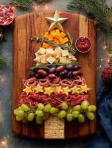 Christmas Tree Shaped Charcuterie