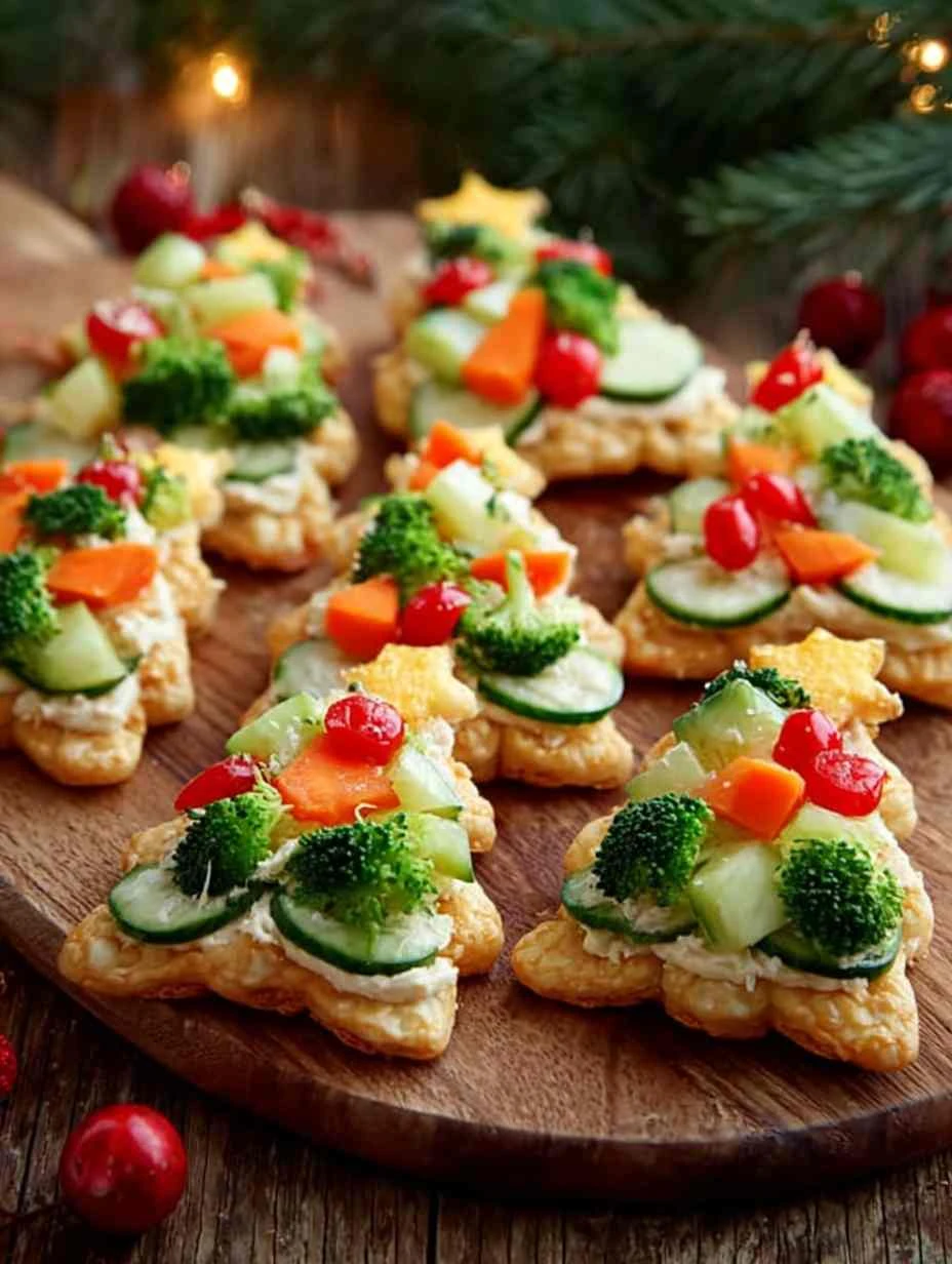 Christmas Tree Cold Veggie Pizza Christmas Tree Cold Veggie Pizza