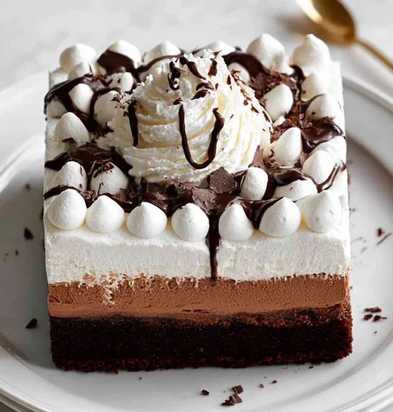 Classic Hot Chocolate Poke Cake Recipe Best Hot Chocolate Poke Cake Easy Hot Chocolate Poke Cake Make Hot Chocolate Poke C...