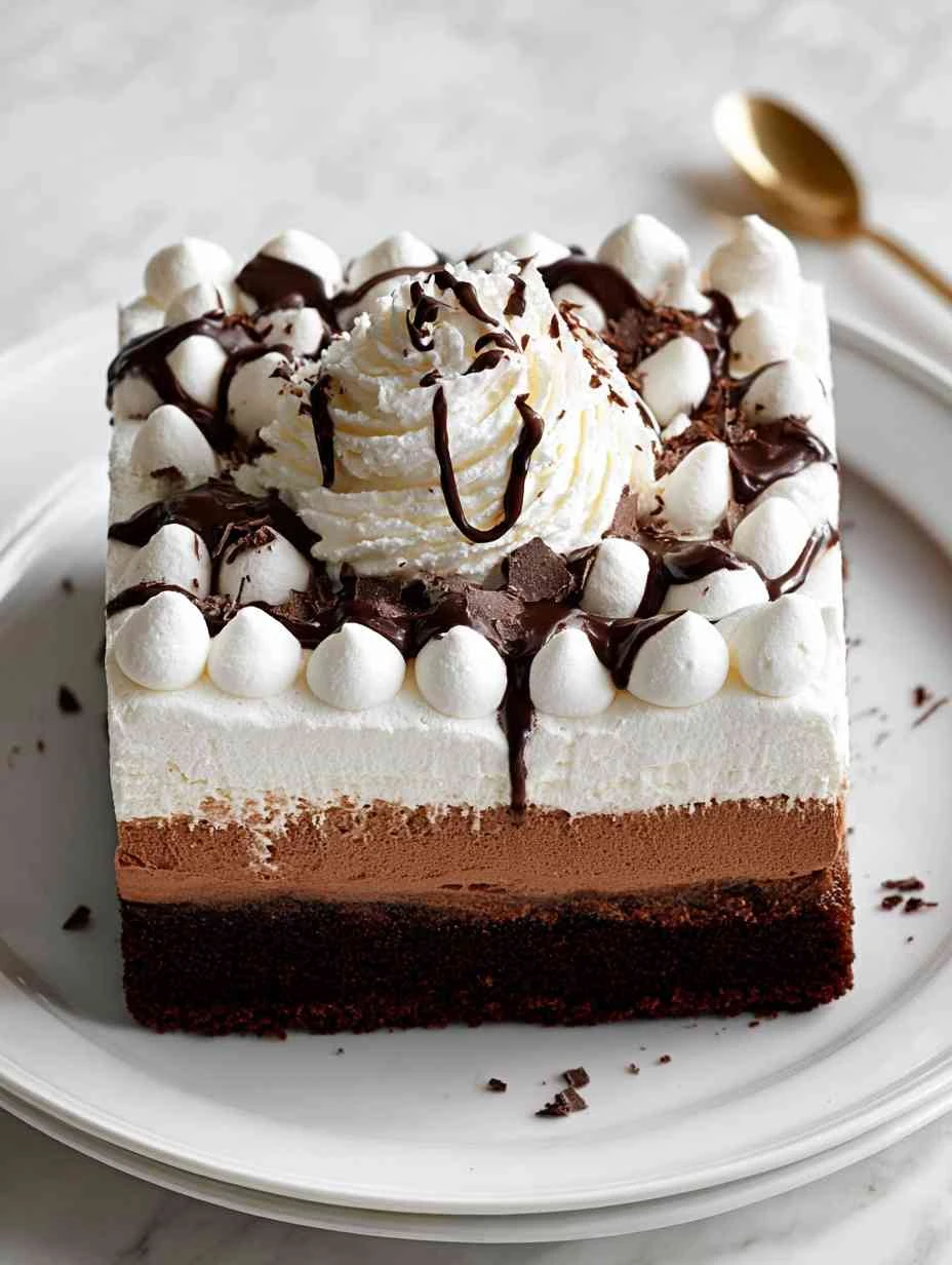 Classic Hot Chocolate Poke Cake