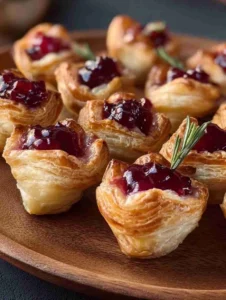 Cranberry Brie Party Bites