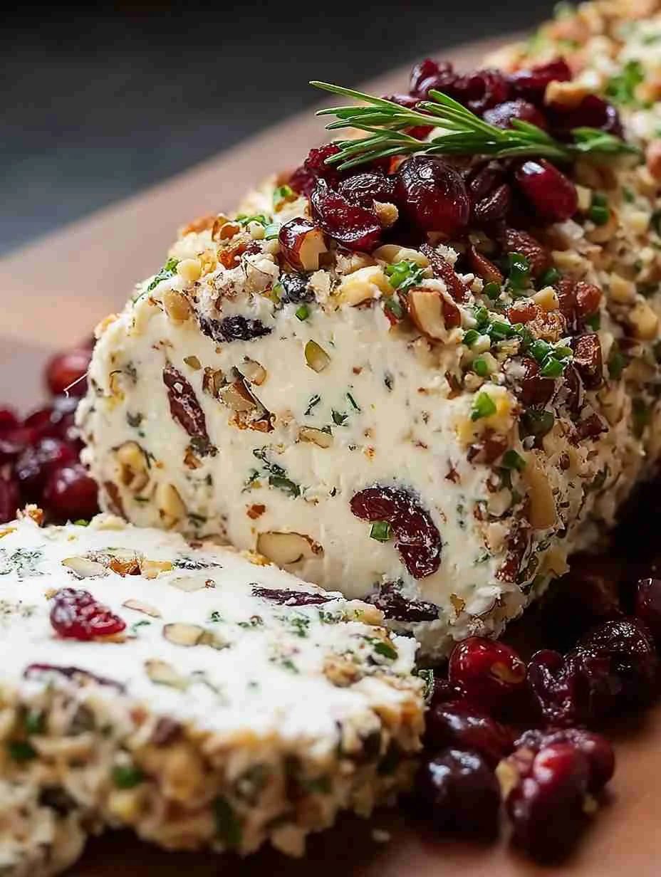 Cranberry Pecan Cheese Log Recipe Buy Cranberry Pecan Cheese Log Online Homemade Cranberry Pecan Cheese Log Best Cheese Fo...