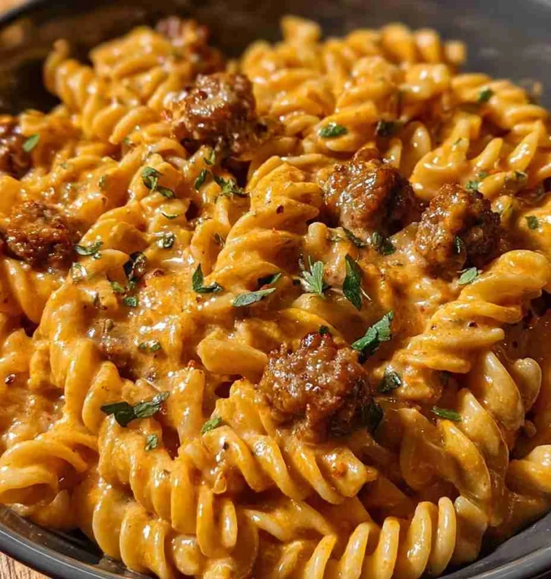 Creamy Cajun Spicy Sausage Rotini Creamy Cajun Spicy Sausage Rotini