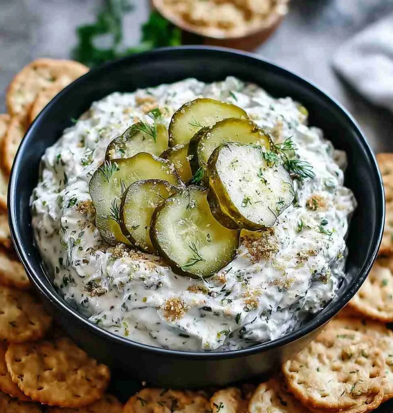 Creamy Fried Pickle Ranch Dip For Your Next Party Bash Creamy Fried Pickle Ranch Dip Your Next
