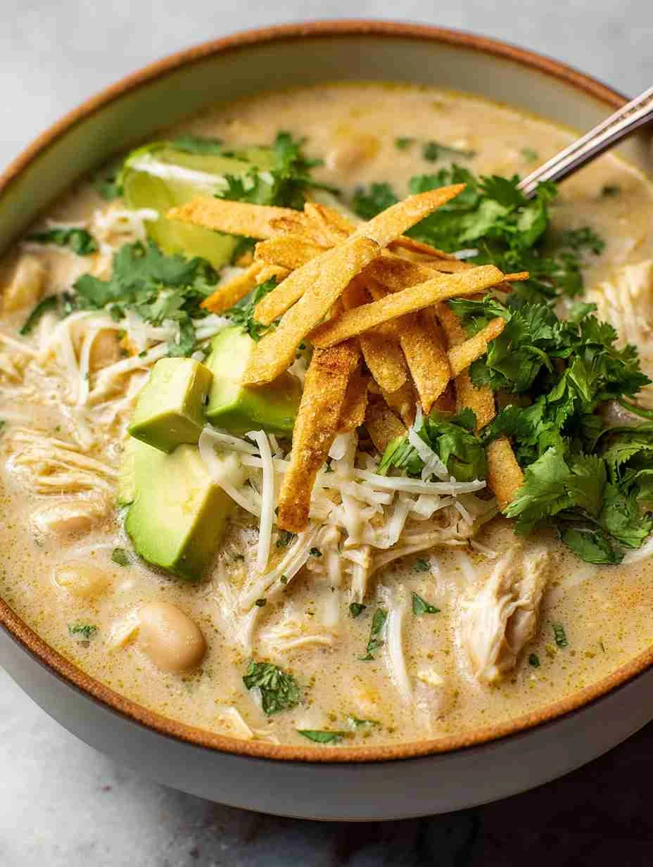Creamy Green Chicken Enchilada Soup Creamy Green Chicken Enchilada Soup