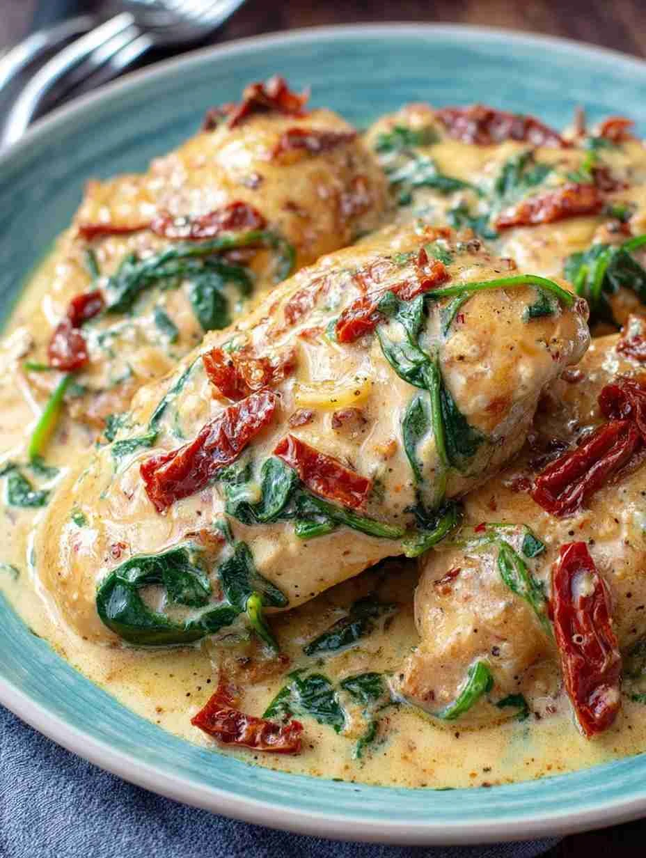 Creamy Tuscan Chicken Slow Cooker Recipe Tuscan Garlic Chicken In Slow Cooker Best Slow Cooker Creamy Tuscan Chicken How T...