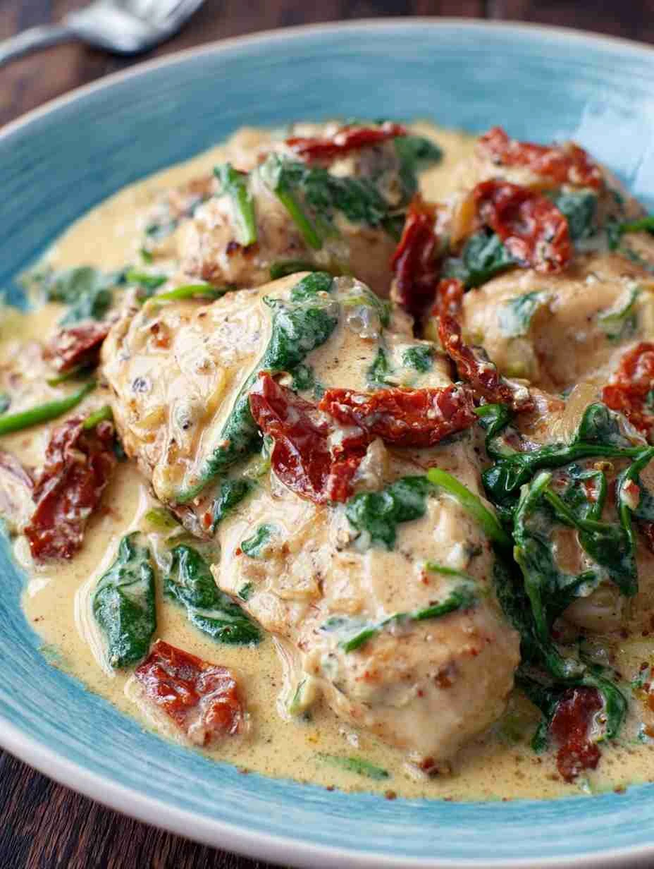 Creamy Tuscan Chicken Slow Cooker Recipe Tuscan Garlic Chicken In Slow Cooker Best Slow Cooker Creamy Tuscan Chicken How T...