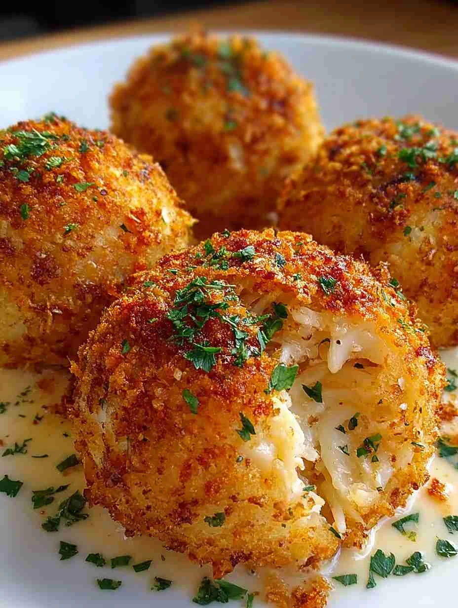 Crispy Crab Bombs Made with Jumbo Lump Crab for Ultimate Flavor