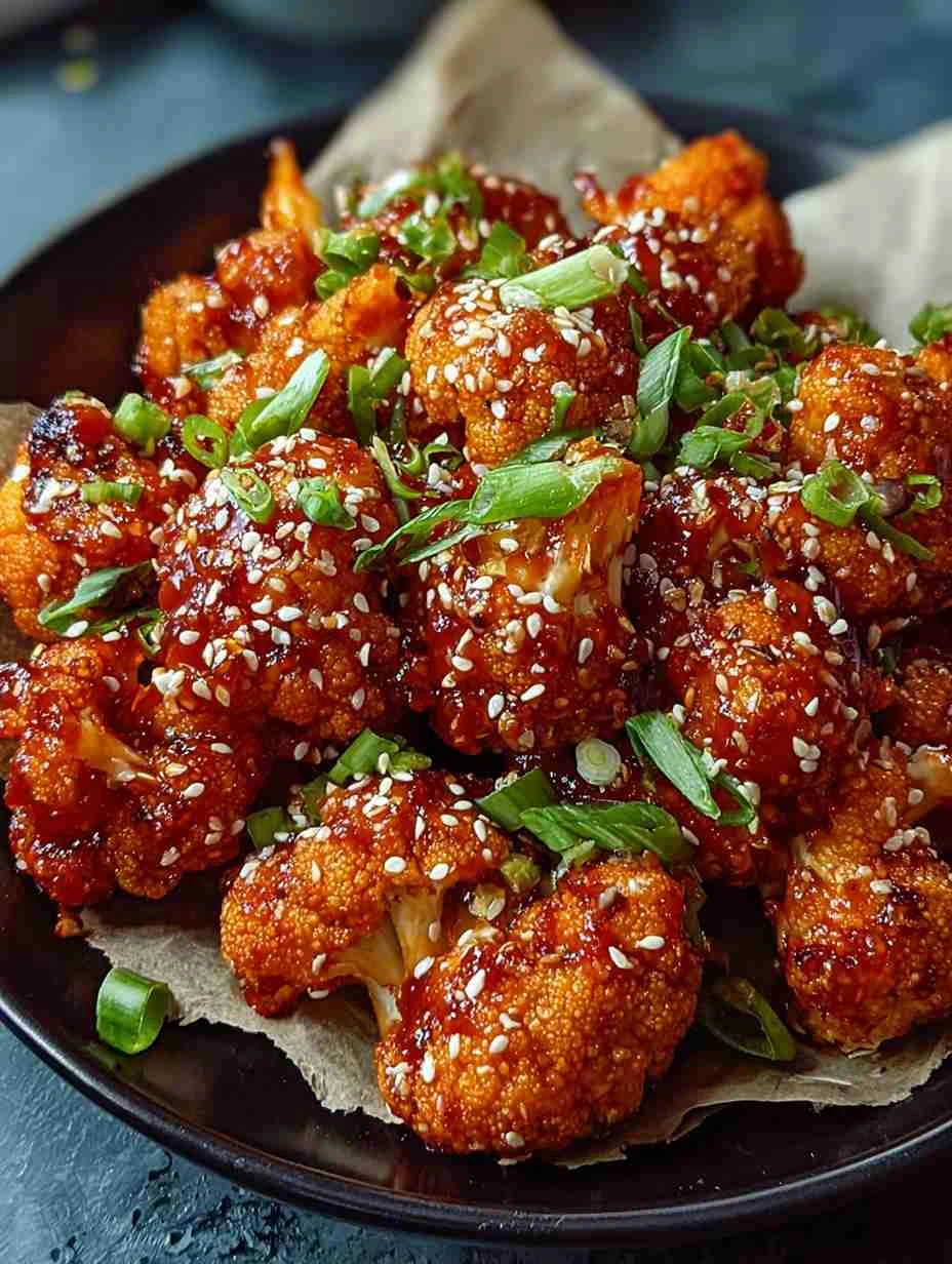 Crispy Korean Baked Cauliflower With Gochujang Magic Crispy Korean Baked Cauliflower Gochujang Magic