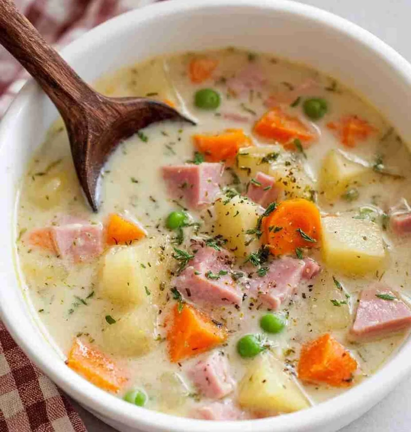 Crockpot Ham And Potato Soup Crockpot Ham Potato Soup