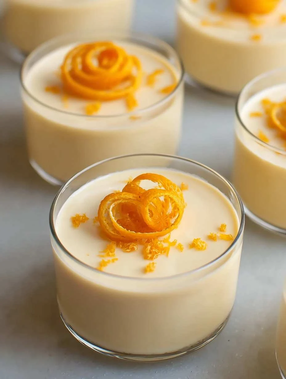 Decadent Creamy White Chocolate Orange Mousse to Savor