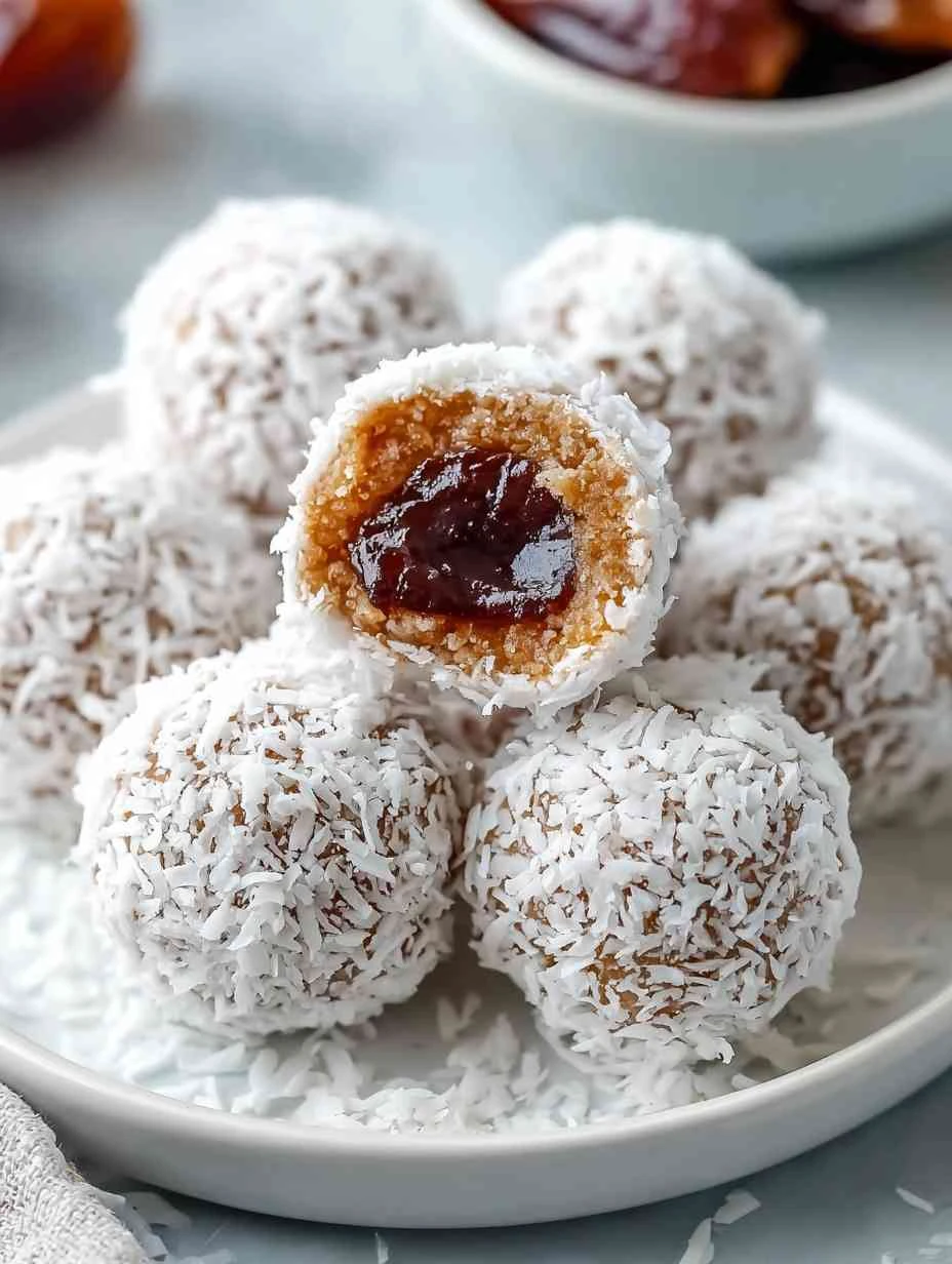 Delicious Coconut Date Rolls: Healthy Treats In 10 Minutes Delicious Coconut Date Rolls Healthy Treats Minutes